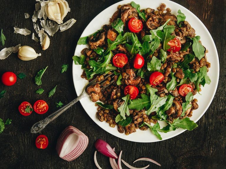 beans and mushroom saute