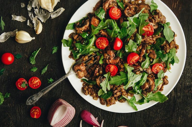 Beans & Mushrooms Sauté