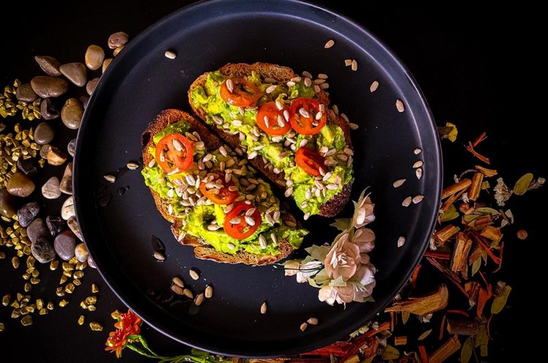 Chickpea Open Sandwich